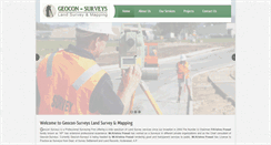 Desktop Screenshot of geoconsurveys.com